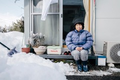 Displaced Fukushima resident. Photo by Kristian Laemmle-Ruff